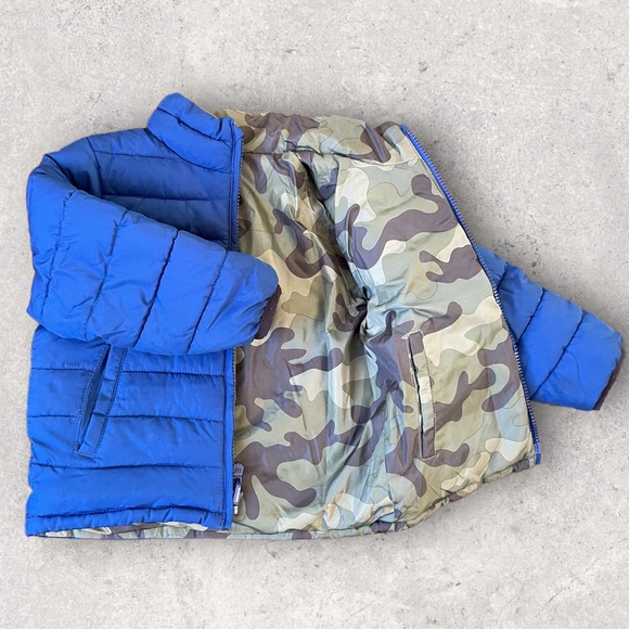 Toddler GAP Reversible Winter Puffer Jacket, 3T - Picture 3 of 7